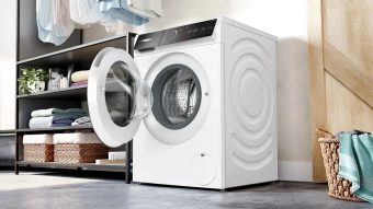 Стиральная машина Bosch Serie 8 WGB24410ME пан.англ. класс: A загр.фронтальная макс.:9кг белый инвертор - купить недорого с доставкой в интернет-магазине