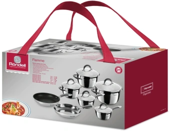Набор посуды Rondell Flamme RDS-1187 12 предметов - купить недорого с доставкой в интернет-магазине