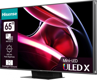 Телевизор LED Hisense 65" 65UXKQ темно-серый 4K Ultra HD 120Hz DVB-T DVB-T2 DVB-C DVB-S DVB-S2 USB WiFi Smart TV - купить недорого с доставкой в интернет-магазине