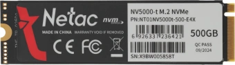 Накопитель SSD Netac PCIe 4.0 x4 500GB NT01NV5000T-500-E4X NV5000t M.2 2280 - купить недорого с доставкой в интернет-магазине