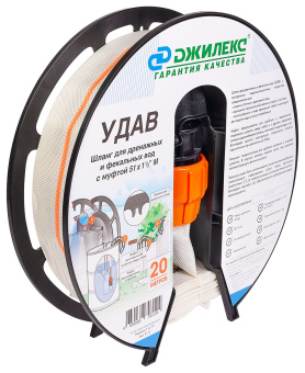 Шланг Джилекс Удав 1 1/2" 20м дренажный белый (9112) - купить недорого с доставкой в интернет-магазине