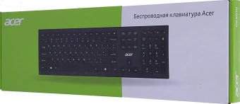 Клавиатура Acer OKR010 черный USB беспроводная slim Multimedia (ZL.KBDEE.003) - купить недорого с доставкой в интернет-магазине