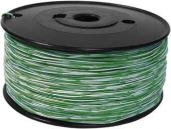 Кабель кроссировочный Lanmaster TWT-CRS1PAIR-GN U/UTP 1 пара 24AWG PVC внутренний 500м зеленый - купить недорого с доставкой в интернет-магазине