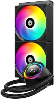 Система водяного охлаждения ID-Cooling FX240 TD ARGB Soc-AM5/AM4/1200/1700/1851 черный 4-pin 27.2dB Al LCD 300W Ret - купить недорого с доставкой в интернет-магазине