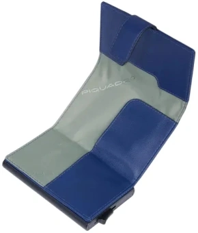 Чехол для кредитных карт Piquadro S137 PP5649S137R/BLU синий металл - купить недорого с доставкой в интернет-магазине