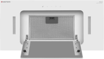 Вытяжка встраиваемая Meferi Inbox glass comfort 60wh белый управление: сенсорное (1 мотор) - купить недорого с доставкой в интернет-магазине