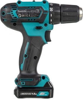 Дрель-шуруповерт Makita DF333DWYE аккум. патрон:быстрозажимной (кейс в комплекте) - купить недорого с доставкой в интернет-магазине