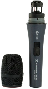 Микрофон проводной Sennheiser E 865-S черный - купить недорого с доставкой в интернет-магазине