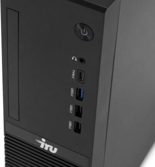 ПК IRU Planio 310H6SFC SFF i3 13100F (3.4) 16Gb SSD512Gb GT610 2Gb Windows 11 Pro GbitEth 350W черный (2153487) - купить недорого с доставкой в интернет-магазине