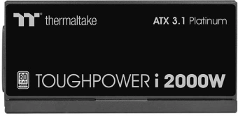 Блок питания Thermaltake ATX 2000W Toughpower i Gen.5 80+ platinum 24pin APFC 140mm fan color LED 12xSATA Cab Manag RTL - купить недорого с доставкой в интернет-магазине
