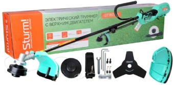 Триммер электрический Sturm! GT1600D 1600Вт разбор.штан. реж.эл.:леска/нож - купить недорого с доставкой в интернет-магазине