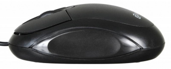 Мышь Оклик 105S черный оптическая (800dpi) USB для ноутбука (3but) - купить недорого с доставкой в интернет-магазине