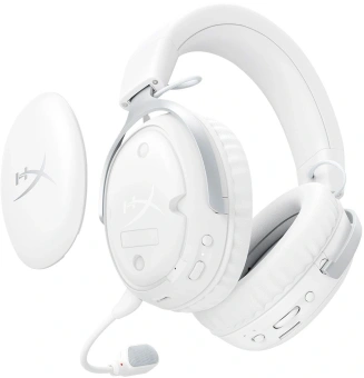 Наушники с микрофоном HyperX Cloud III S Wireless белый 0.5м мониторные BT оголовье (AX6G1AA) - купить недорого с доставкой в интернет-магазине