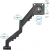 Кронштейн для мониторов Kromax OFFICE-15 черный 15"-32" макс.10кг настольный поворот и наклон - купить недорого с доставкой в интернет-магазине