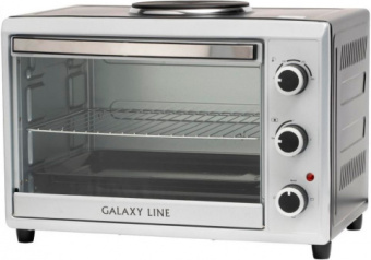 Мини-печь Galaxy Line GL 2602 38л. 3000Вт серебристый - купить недорого с доставкой в интернет-магазине