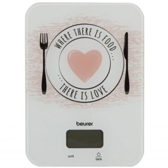 Весы кухонные электронные Beurer KS19 Love макс.вес:5кг рисунок - купить недорого с доставкой в интернет-магазине