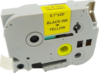 Картридж ленточный Cactus CS-TZ641 TZe-641 черный на желтом 18x8 для Brother 1010/1280/1280VP/2700VP - купить недорого с доставкой в интернет-магазине