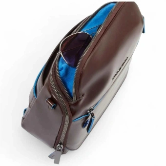 Сумка кросс-боди мужская Piquadro Blue Square CA6900B2/MO красное дерево натур.кожа - купить недорого с доставкой в интернет-магазине