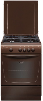 Плита Газовая Gefest CG 60MC7 K83 коричневый (металлическая крышка) реш.чугун - купить недорого с доставкой в интернет-магазине