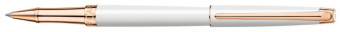 Ручка роллер Carandache Leman Slim (4771.001) White PL Rosegold F черн. черн. подар.кор. - купить недорого с доставкой в интернет-магазине