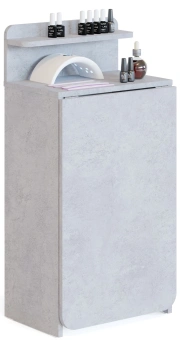 Стол для компьютера Сокол СП-19 складн. столешница ЛДСП бетон каркас хром (00-00015992) - купить недорого с доставкой в интернет-магазине