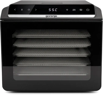 Сушка для фруктов и овощей Gorenje FDK600DB 5под. 600Вт черный - купить недорого с доставкой в интернет-магазине
