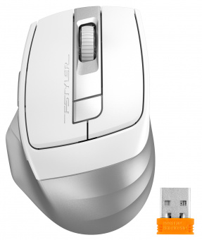 Мышь A4Tech Fstyler FB35C белый оптическая (2400dpi) беспроводная BT/Radio USB (6but) - купить недорого с доставкой в интернет-магазине