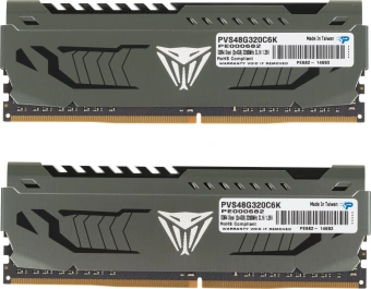 Память DDR4 2x4Gb 3200MHz Patriot PVS48G320C6K Viper Steel RTL Gaming PC4-25600 CL16 DIMM 288-pin 1.35В dual rank с радиатором Ret - купить недорого с доставкой в интернет-магазине