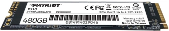 Накопитель SSD Patriot PCIe 3.0 x4 480GB P310P480GM28 P310 M.2 2280 - купить недорого с доставкой в интернет-магазине
