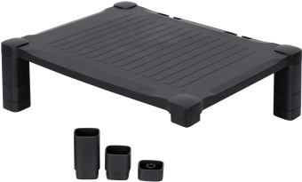 Подставка под монитор Бюрократ Block черный - купить недорого с доставкой в интернет-магазине