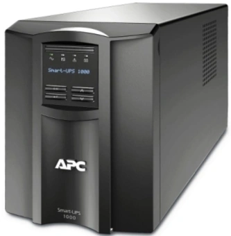 Источник бесперебойного питания APC Smart-UPS SMT1000IC 700Вт 1000ВА черный - купить недорого с доставкой в интернет-магазине