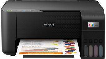 МФУ струйный Epson EcoTank L3210 A4 USB черный - купить недорого с доставкой в интернет-магазине