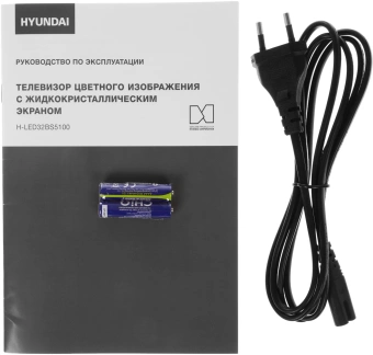 Телевизор LED Hyundai 32" H-LED32BS5100 WebOS Frameless Metal черный/серый HD 60Hz DVB-T DVB-T2 DVB-C DVB-S DVB-S2 USB WiFi Smart TV - купить недорого с доставкой в интернет-магазине