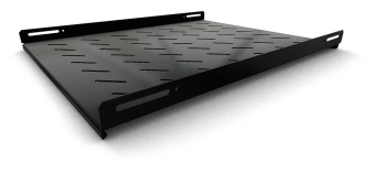 Полка стационарная Hyperline TSH3L-650-RAL9004 1U нагр.:20кг. 19" 650мм черный (упак.:1шт) - купить недорого с доставкой в интернет-магазине