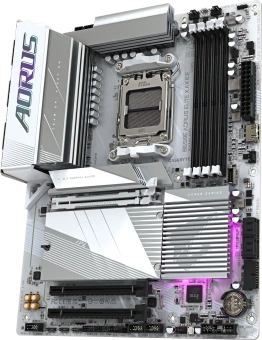 Материнская плата Gigabyte B650E AORUS ELITE X AX ICE Socket AM5 AMD B650 4xDDR5 ATX AC`97 8ch(7.1) 2.5Gg RAID+HDMI - купить недорого с доставкой в интернет-магазине