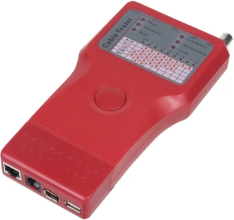 Тестер кабельный Cabeus CT-SLT-5-1 красный - купить недорого с доставкой в интернет-магазине