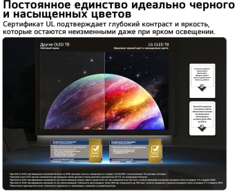 Телевизор OLED LG 65" OLED65C6RLA.ARU черный/серебристый 4K Ultra HD 120Hz DVB-T DVB-T2 DVB-C DVB-S2 USB WiFi Smart TV (RUS) - купить недорого с доставкой в интернет-магазине