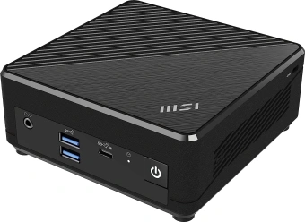 Неттоп MSI Cubi N ADL-018RU N200 (1) 4Gb SSD128Gb UHDG Windows 11 Professional 2xGbitEth WiFi BT 65W черный (9S6-B0A911-211) - купить недорого с доставкой в интернет-магазине