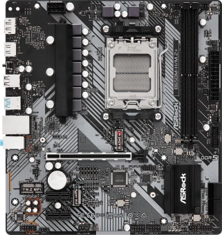 Материнская плата Asrock B650M-H/M.2+ Socket AM5 AMD B650 2xDDR5 mATX AC`97 8ch(7.1) GbLAN RAID+HDMI+DP - купить недорого с доставкой в интернет-магазине