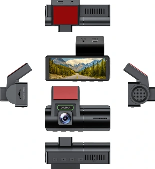 Видеорегистратор Digma FreeDrive 945W черный 4Mpix 2160x3840 170гр. GPS Allwinner - купить недорого с доставкой в интернет-магазине