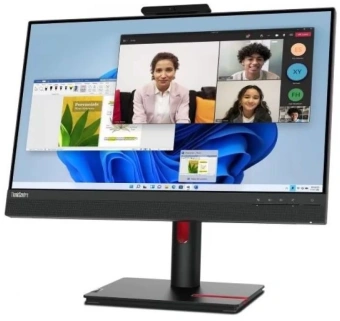 Монитор Lenovo 23.8" ThinkCentre TIO24 G5 черный IPS 4ms 16:9 M/M Cam матовая HAS Piv 1000:1 250cd 178гр/178гр 1920x1080 60Hz DP FHD USB 6.66кг - купить недорого с доставкой в интернет-магазине
