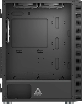 Корпус Montech X3 Glass черный без БП ATX 3x140mm 2xUSB2.0 1xUSB3.0 audio bott PSU - купить недорого с доставкой в интернет-магазине