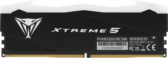 Память DDR5 2x16Gb 7800MHz Patriot PVXR532G78C38K Viper XTREME RGB RTL Gaming PC5-62400 CL38 DIMM 288-pin 1.45В с радиатором Ret - купить недорого с доставкой в интернет-магазине