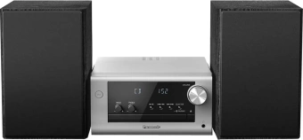 Микросистема Panasonic SC-PM700EE-S серебристый 80Вт CD CDRW FM USB BT - купить недорого с доставкой в интернет-магазине