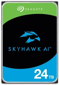 Жесткий диск Seagate SATA-III 24TB ST24000VE002 SkyHawkAI 512E (7200rpm) 512Mb 3.5" - купить недорого с доставкой в интернет-магазине