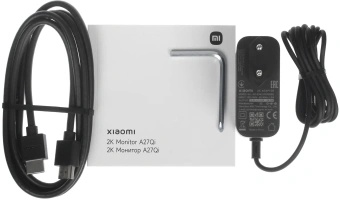 Монитор Xiaomi 27" A27Qi 2026 черный IPS LED 6ms 16:9 HDMI матовая 1300:1 300cd 178гр/178гр 2560x1440 120Hz DP 2K 3.9кг - купить недорого с доставкой в интернет-магазине