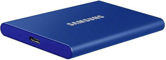 Накопитель SSD Samsung USB-C 2TB MU-PC2T0H/WW T7 1.8" синий - купить недорого с доставкой в интернет-магазине