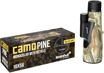 Монокуляр Levenhuk 10-10x 56мм Camo Pine 10x56 камуфляж (81947) - купить недорого с доставкой в интернет-магазине