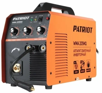 Сварочный полуавтомат Patriot WMA 205 MQ инвертор MIG-MAG/ММА 8.1кВт - купить недорого с доставкой в интернет-магазине