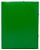 Папка на резинке Buro -PRB04GREEN A4 пластик кор.15мм 0.5мм зеленый